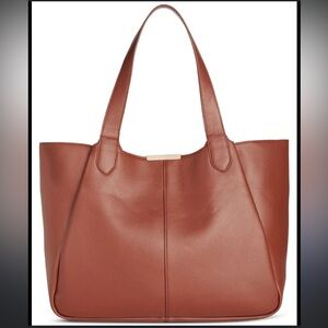 On 34th Azriel Extra Large Tote Shoulder Bag - Brown Gold